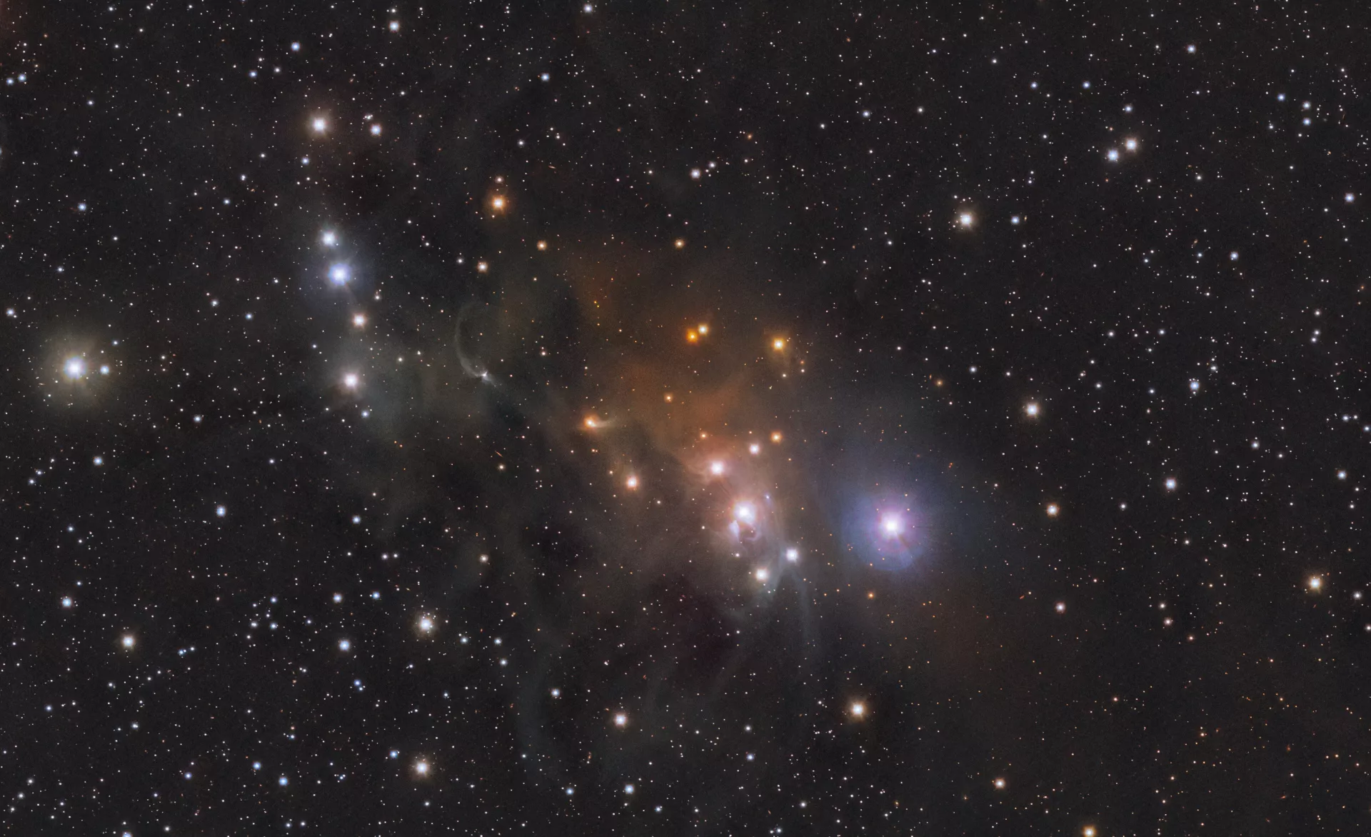 A space chameleon shows its true colors in an infrared image.