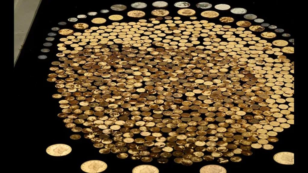 More than 700 gold and silver coins found in cornfield