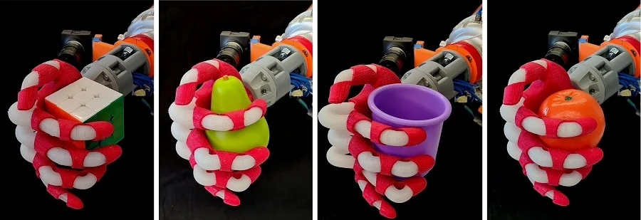Вчені створили м’яку та масштабовану роботизовану руку