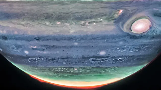 JWST зафіксував на Юпітері величезний струменевий потік