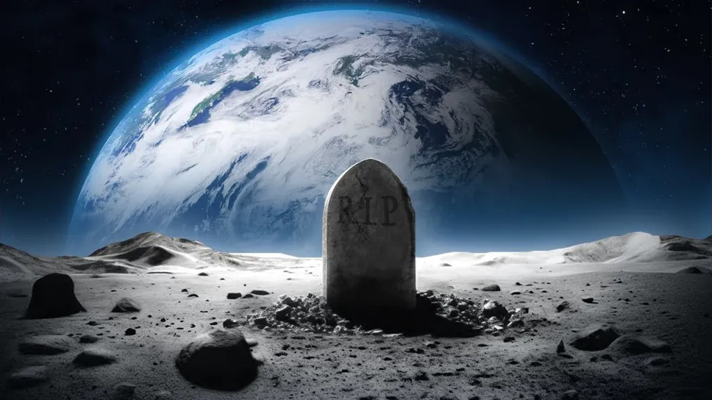 Вчені розповіли, ким була єдина людина, прах якої поховали на Місяці