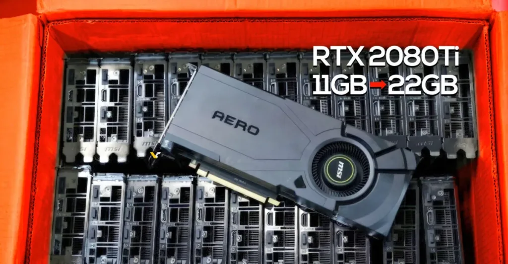 На ринку з’явилися кустарні GeForce RTX 2080 Ti з 22 Гбайт пам’яті