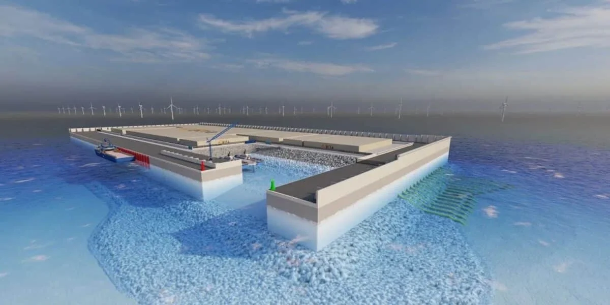 Бельгійці показали, як будується перший у світі штучний енергетичний острів