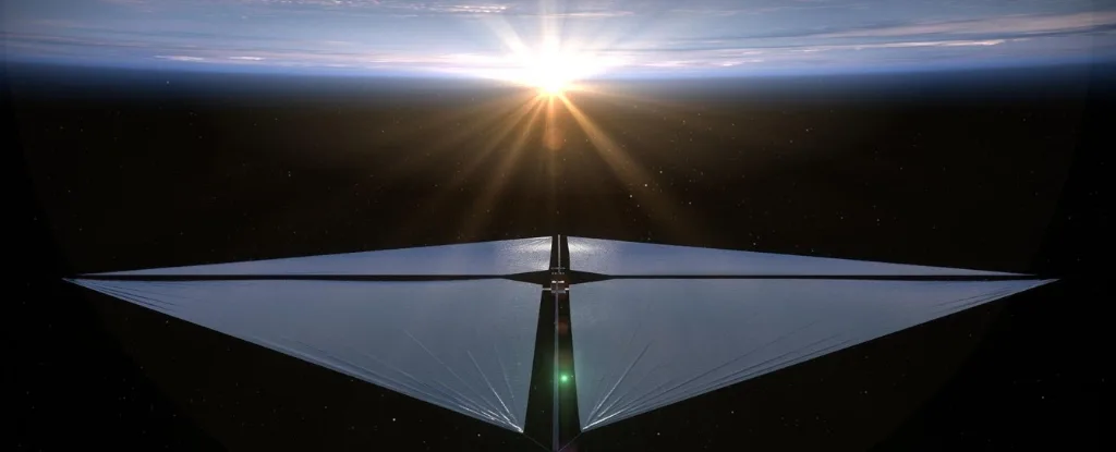 Сонячне вітрило замінить двигуни на космічних кораблях під час польотів у відкритому космосі