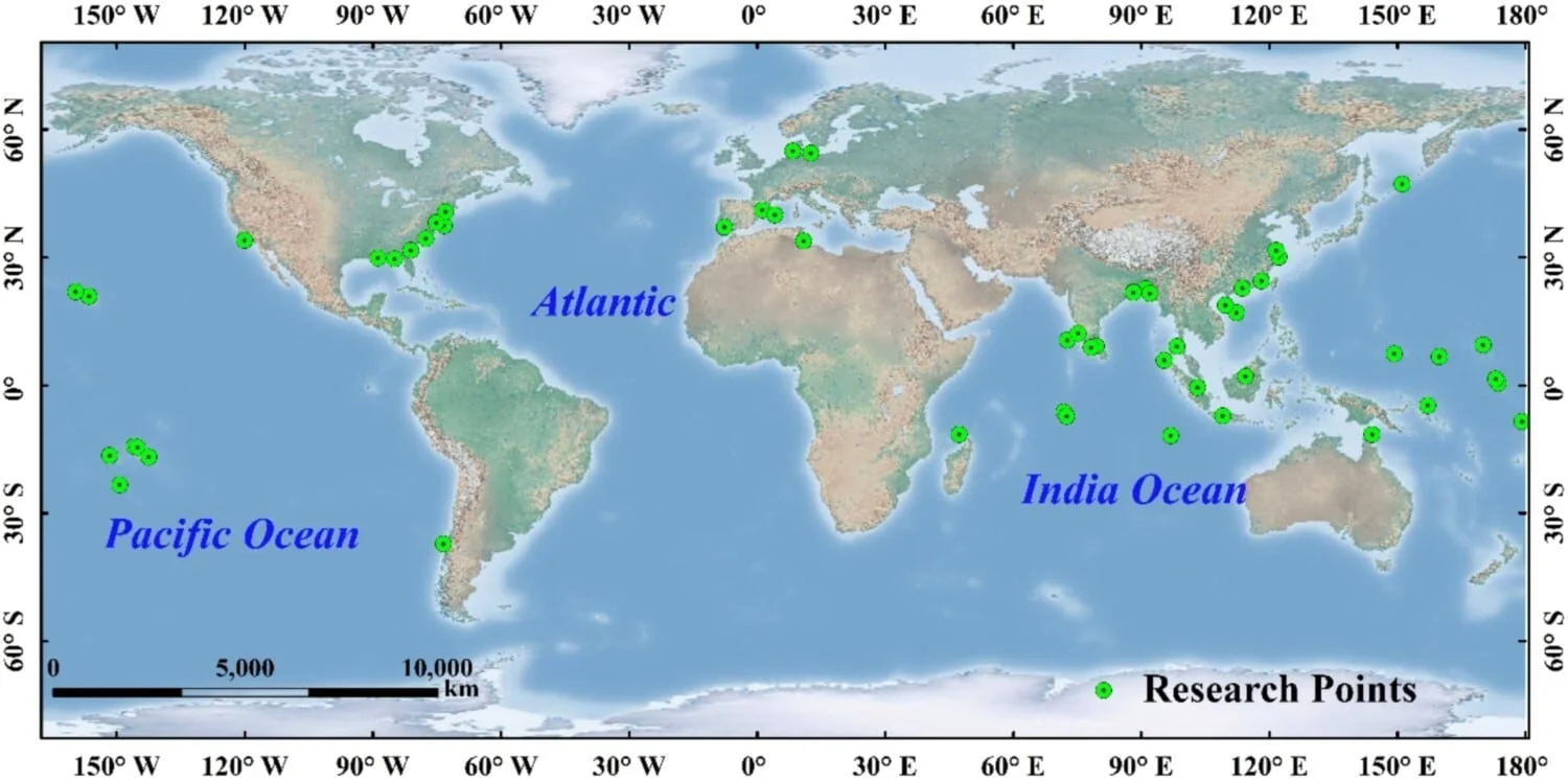 Супутникові знімки островів показали зростання їхньої площі за час глобального потепління