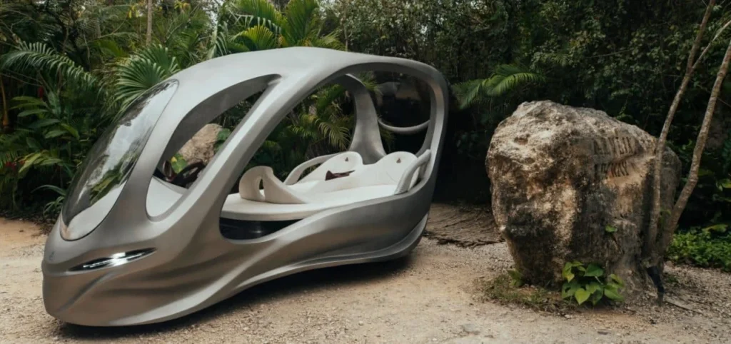 Створено електромобіль з кузовом зі скловолокна та дерев’яним кермом