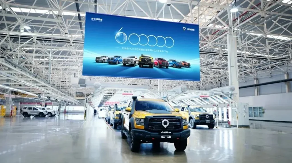 Випущено 600 000 автомобілів Great Wall Cannon