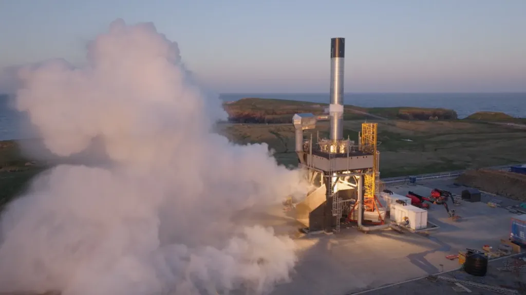 Перший ступінь німецької космічної ракети вибухнув на випробуваннях