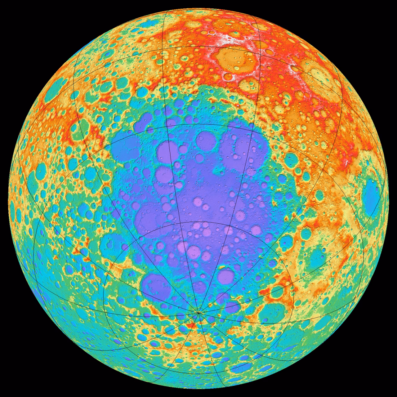 The shape of the oldest crater on the Moon will reveal its origins
