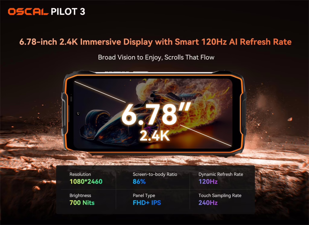 Світовий запуск OSCAL PILOT 3: перший у світі захищений 5G-смартфон з трьома ШІ-моделями