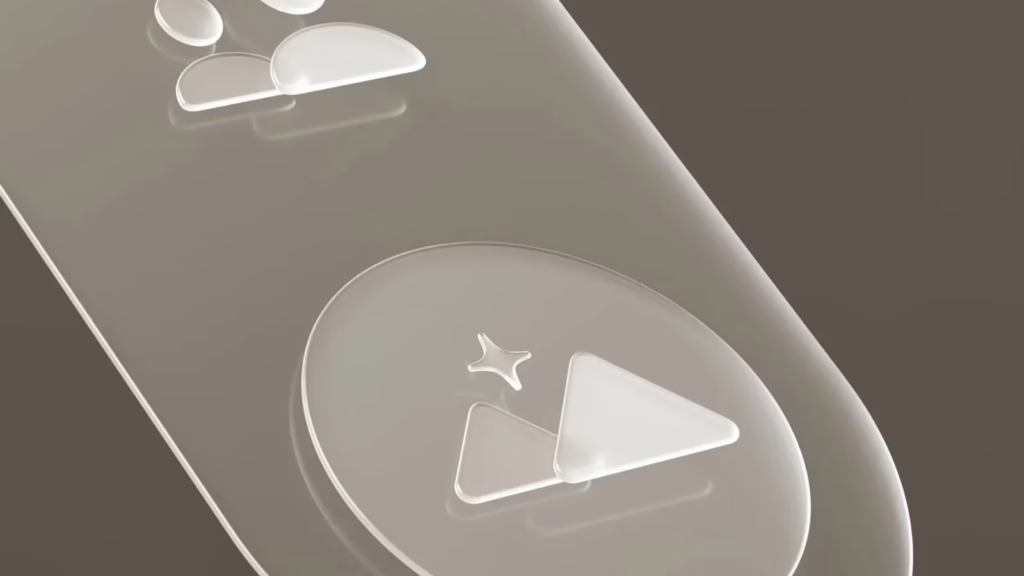 Представлені концепти iOS 26 у стилі «живого скла»