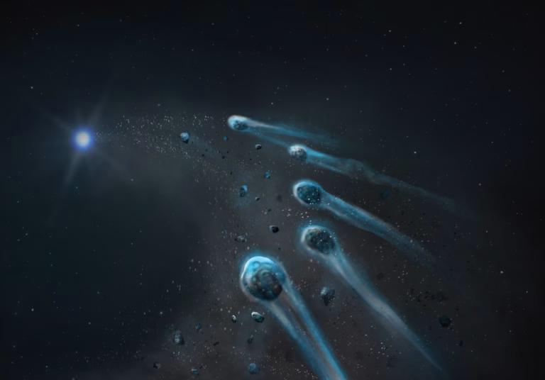 В атмосфері білого карлика виявлено крижану планету з високим вмістом азоту та води