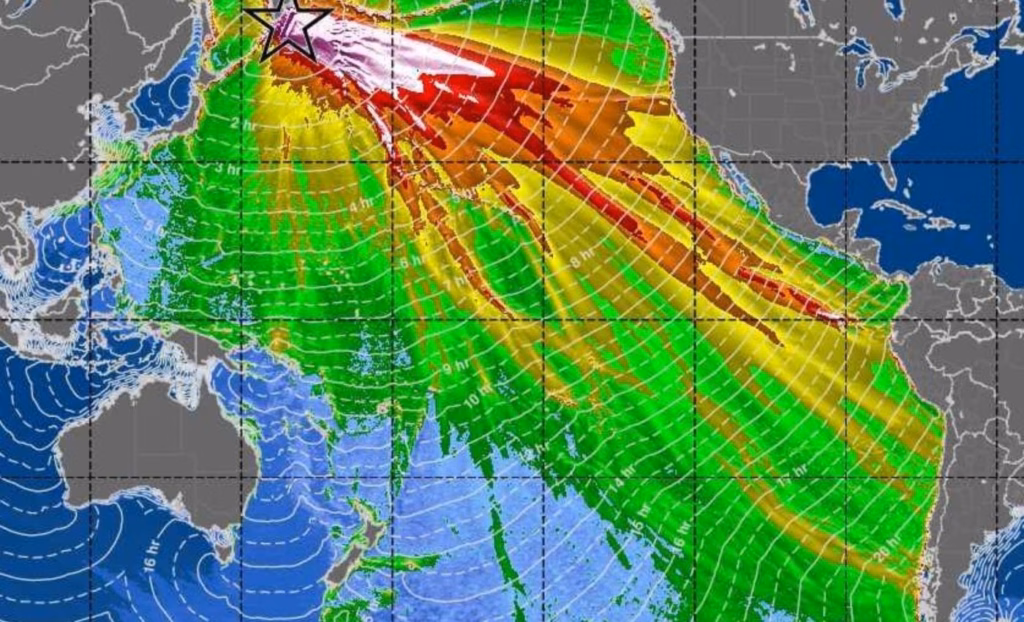 Супутник зафіксував перший детальний образ гігантського цунамі