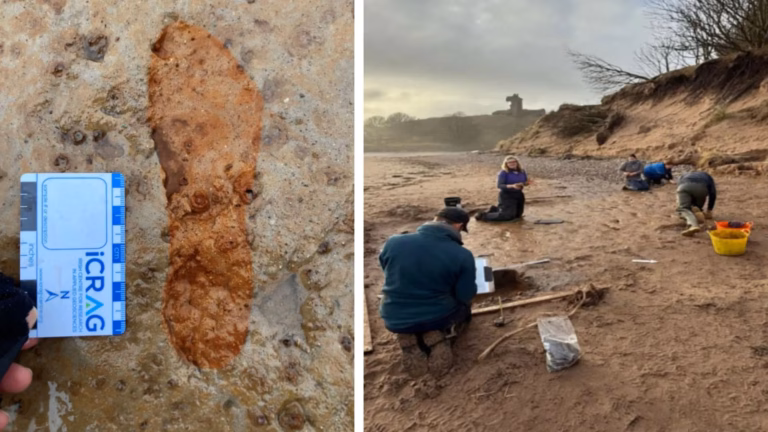 На шотландському пляжі знайдено рідкісні сліди віком 2000 років