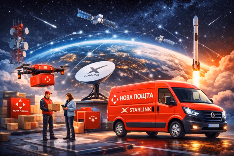 У відділеннях Нової пошти можна верифікувати Starlink