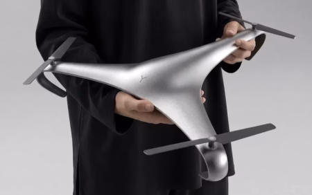 Дизайнер показав новий трироторний дрон