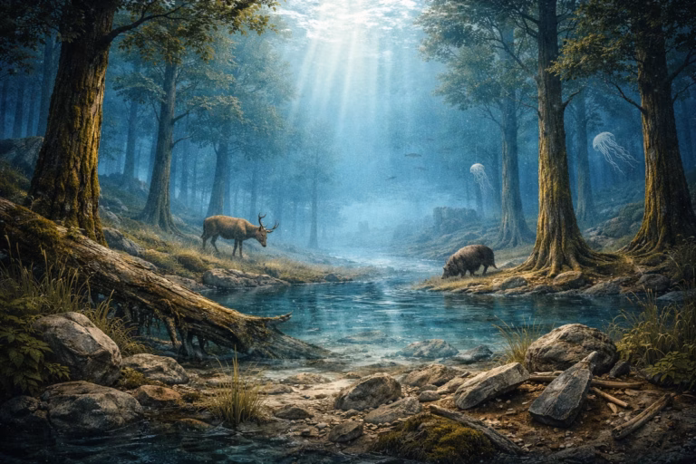 Вчені виявили ліси льодовикового періоду у затонулому «Загубленому світі» Північного моря