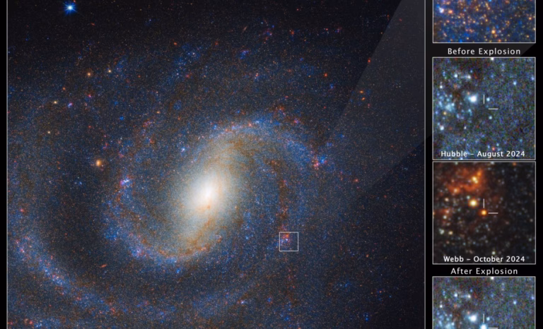 Телескоп James Webb уперше визначив зорю, що вибухнула 40 мільйонів років тому