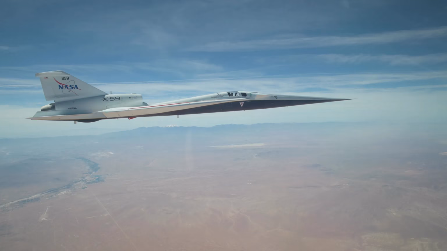NASA X-59 готується до першого надзвукового польоту