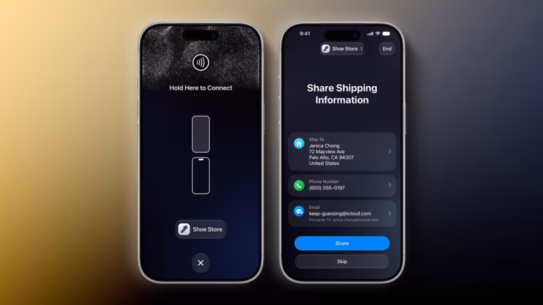 Apple додає функцію Tap to Share в iOS 27