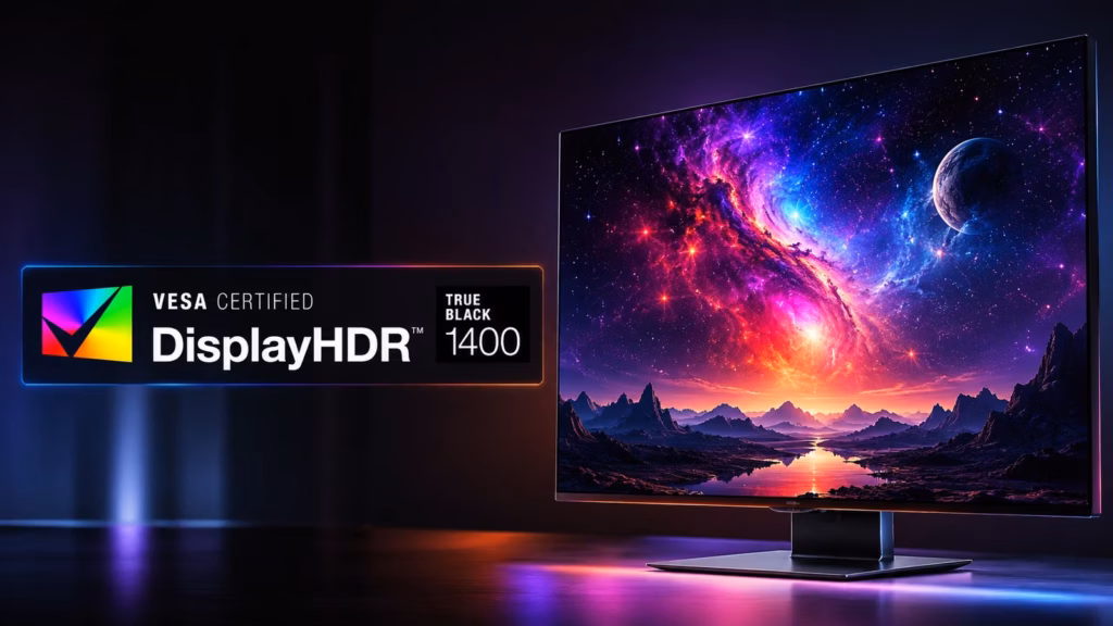 VESA анонсувала стандарт DisplayHDR True Black 1400