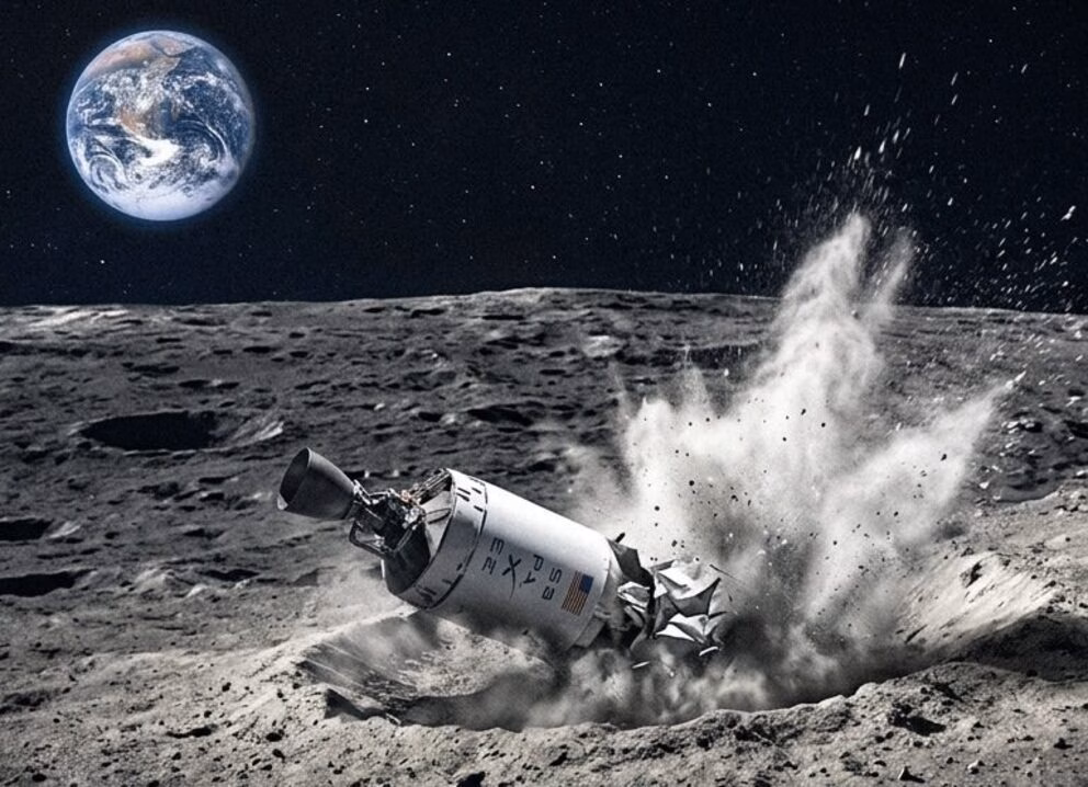 Уламок ракети SpaceX врізався в Місяць: науковці розкрили деталі події