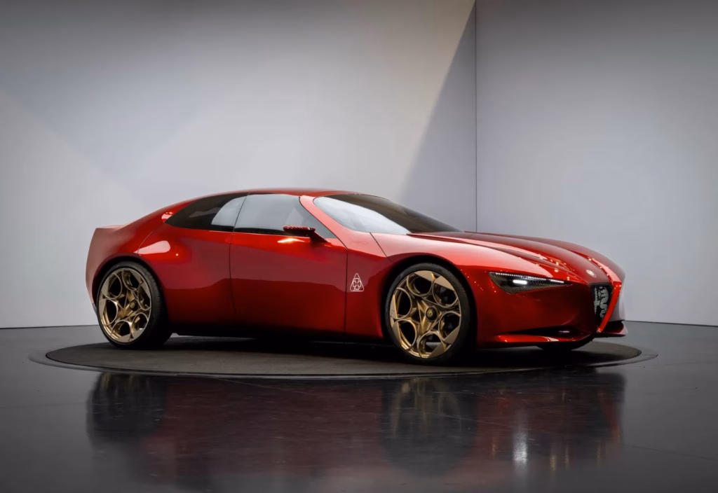 Alfa Romeo показала концепт спорткара Cuorerosso