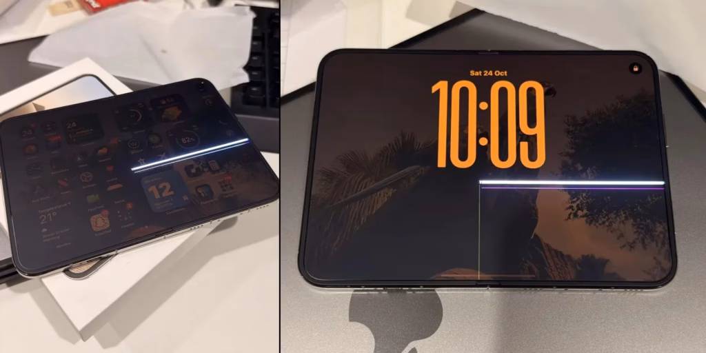 iPhone Duo зіткнувся з першими проблемами: екран ламається біля шарніра